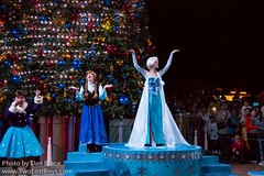 Frozen Christmas Tree Lighting Ceremony